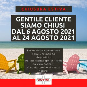 cotini chiusura 2021