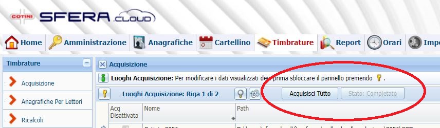 acquisisci tutto