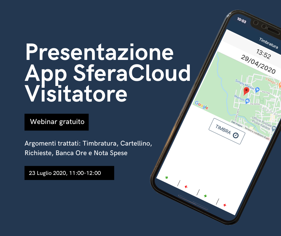 Presentazione App SferaCloud Visitatore – Webinar Gratuito