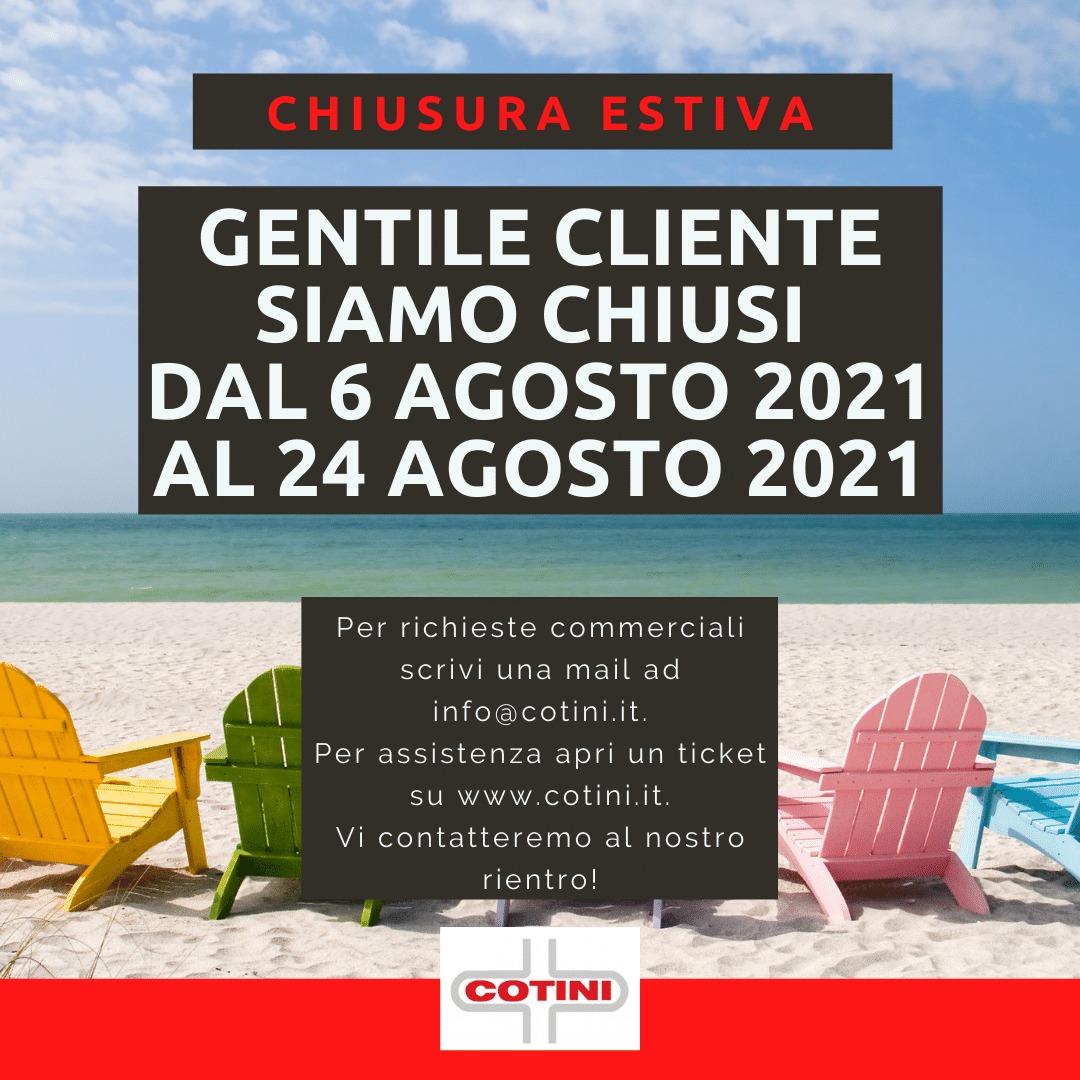 Chiusura Estiva 2021